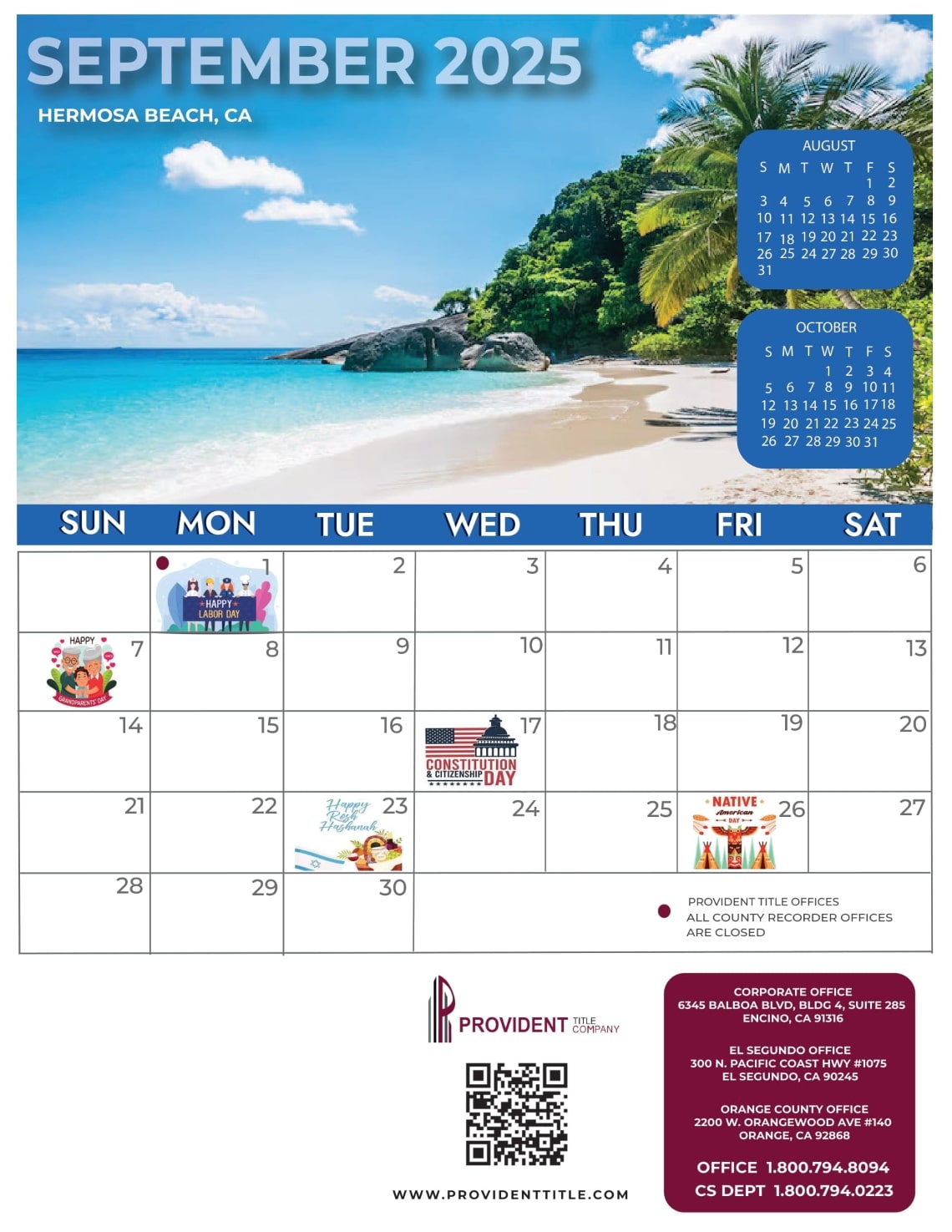 September 2025 Calendar